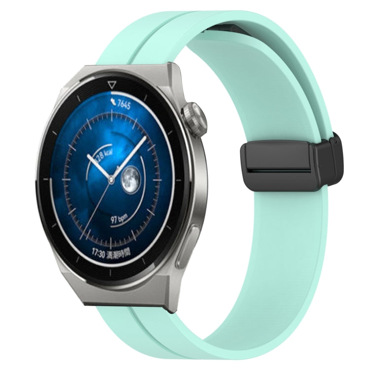 Cinturino in silicone con chiusura magnetica in tinta unita da 22 mm, For Huawei Watch GT3 Pro 46mm, For Huawei Watch GT3 46mm