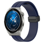 Cinturino in silicone con chiusura magnetica in tinta unita da 22 mm, For Huawei Watch GT3 Pro 46mm, For Huawei Watch GT3 46mm