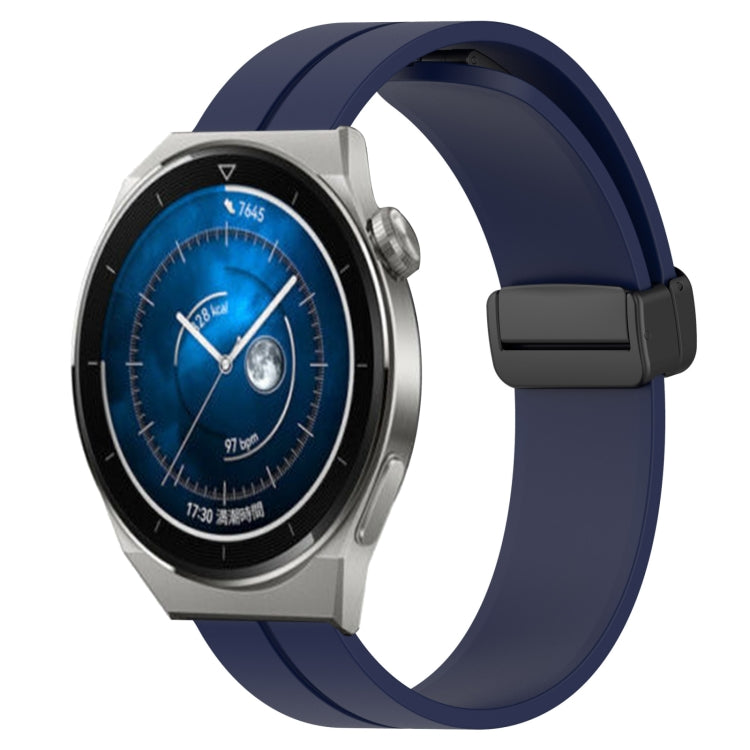 Cinturino in silicone con chiusura magnetica in tinta unita da 22 mm, For Huawei Watch GT3 Pro 46mm, For Huawei Watch GT3 46mm