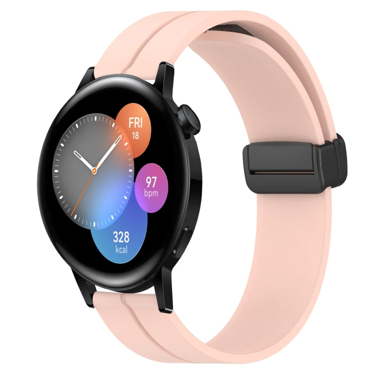 Cinturino in silicone con chiusura magnetica in tinta unita da 22 mm, For Huawei Watch GT3 Pro 46mm, For Huawei Watch GT3 46mm
