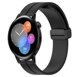Cinturino in silicone con chiusura magnetica in tinta unita da 22 mm, For Huawei Watch GT3 Pro 46mm, For Huawei Watch GT3 46mm