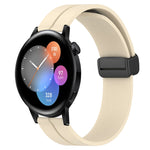 Cinturino in silicone con chiusura magnetica in tinta unita da 22 mm, For Huawei Watch GT3 Pro 46mm, For Huawei Watch GT3 46mm