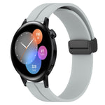 Cinturino in silicone con chiusura magnetica in tinta unita da 22 mm, For Huawei Watch GT3 Pro 46mm, For Huawei Watch GT3 46mm