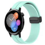 Cinturino in silicone con chiusura magnetica in tinta unita da 22 mm, For Huawei Watch GT3 Pro 46mm, For Huawei Watch GT3 46mm