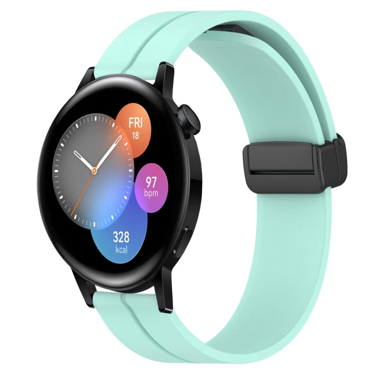 Cinturino in silicone con chiusura magnetica in tinta unita da 22 mm, For Huawei Watch GT3 Pro 46mm, For Huawei Watch GT3 46mm