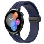 Cinturino in silicone con chiusura magnetica in tinta unita da 22 mm, For Huawei Watch GT3 Pro 46mm, For Huawei Watch GT3 46mm
