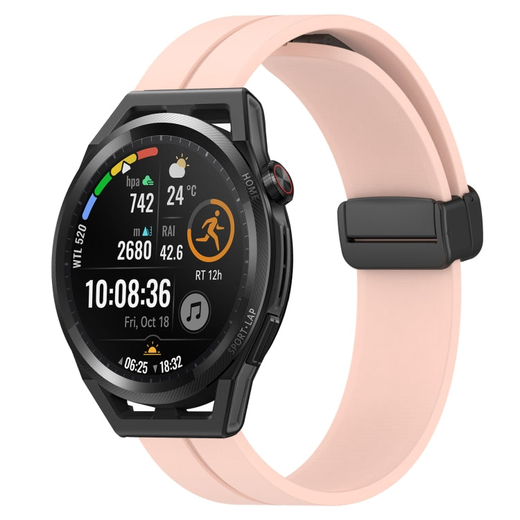 Cinturino in silicone con chiusura magnetica in tinta unita da 22 mm, For Huawei Watch GT Runner, For Huawei Watch 3