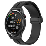 Cinturino in silicone con chiusura magnetica in tinta unita da 22 mm, For Huawei Watch GT Runner, For Huawei Watch 3