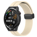 Cinturino in silicone con chiusura magnetica in tinta unita da 22 mm, For Huawei Watch GT Runner, For Huawei Watch 3