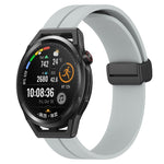 Cinturino in silicone con chiusura magnetica in tinta unita da 22 mm, For Huawei Watch GT Runner, For Huawei Watch 3