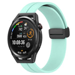 Cinturino in silicone con chiusura magnetica in tinta unita da 22 mm, For Huawei Watch GT Runner, For Huawei Watch 3