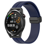 Cinturino in silicone con chiusura magnetica in tinta unita da 22 mm, For Huawei Watch GT Runner, For Huawei Watch 3