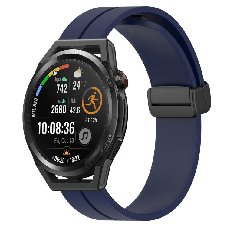 Cinturino in silicone con chiusura magnetica in tinta unita da 22 mm, For Huawei Watch GT Runner, For Huawei Watch 3