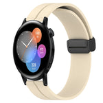 Cinturino in silicone con chiusura magnetica in tinta unita da 22 mm, For Huawei Watch GT Runner, For Huawei Watch 3