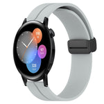 Cinturino in silicone con chiusura magnetica in tinta unita da 22 mm, For Huawei Watch GT Runner, For Huawei Watch 3