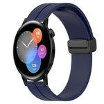 Cinturino in silicone con chiusura magnetica in tinta unita da 22 mm, For Huawei Watch GT Runner, For Huawei Watch 3
