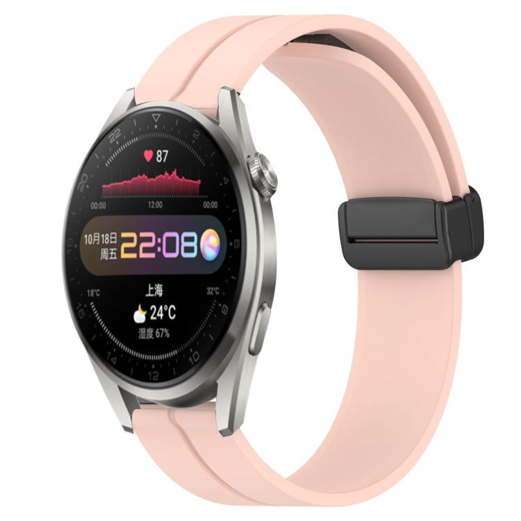 Cinturino in silicone con chiusura magnetica in tinta unita da 22 mm, For Huawei Watch 3 Pro, For Huawei GT2 Pro
