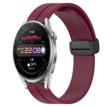 Cinturino in silicone con chiusura magnetica in tinta unita da 22 mm, For Huawei Watch 3 Pro, For Huawei GT2 Pro