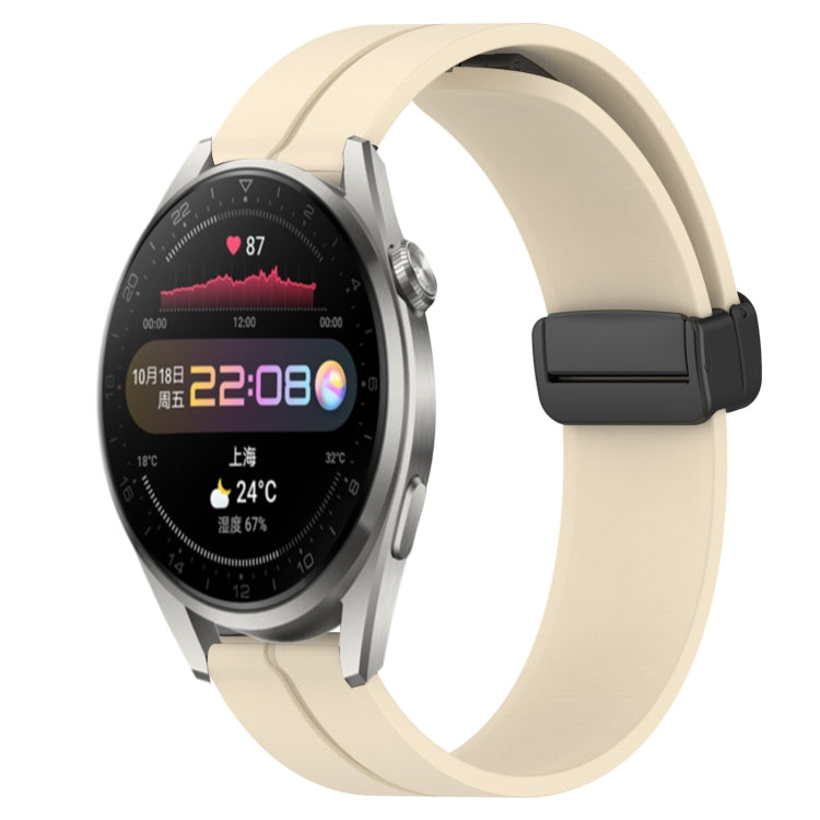 Cinturino in silicone con chiusura magnetica in tinta unita da 22 mm, For Huawei Watch 3 Pro, For Huawei GT2 Pro