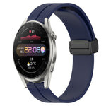 Cinturino in silicone con chiusura magnetica in tinta unita da 22 mm, For Huawei Watch 3 Pro, For Huawei GT2 Pro