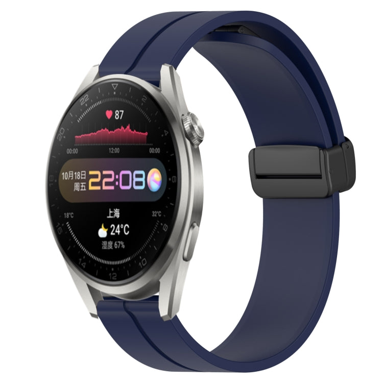 Cinturino in silicone con chiusura magnetica in tinta unita da 22 mm, For Huawei Watch 3 Pro, For Huawei GT2 Pro