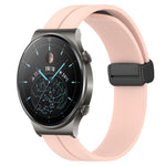 Cinturino in silicone con chiusura magnetica in tinta unita da 22 mm, For Huawei Watch 3 Pro, For Huawei GT2 Pro