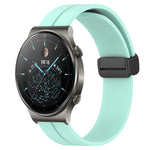 Cinturino in silicone con chiusura magnetica in tinta unita da 22 mm, For Huawei Watch 3 Pro, For Huawei GT2 Pro