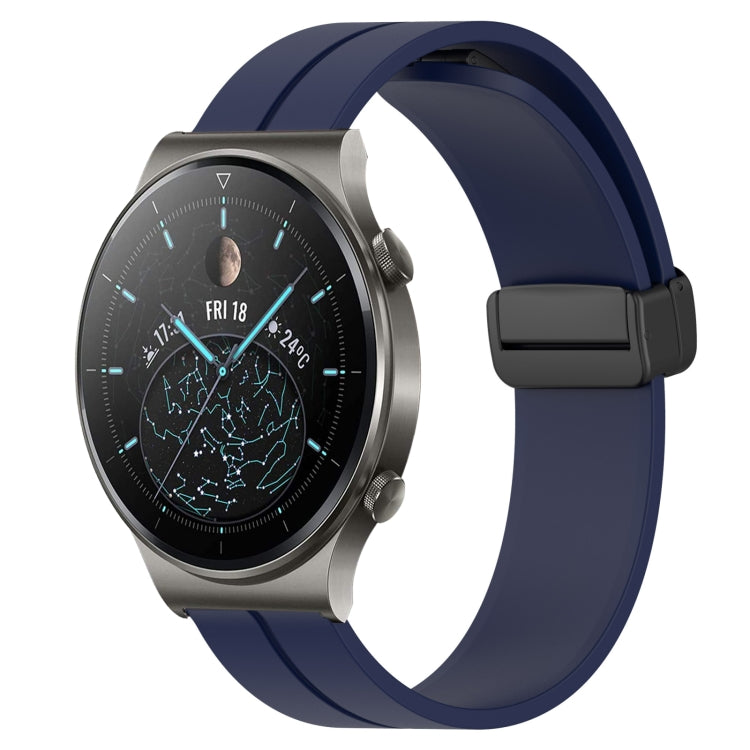 Cinturino in silicone con chiusura magnetica in tinta unita da 22 mm, For Huawei Watch 3 Pro, For Huawei GT2 Pro