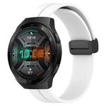 Cinturino in silicone con chiusura magnetica in tinta unita da 22 mm, For Huawei Watch GT 2E, For Huawei GT2 46mm