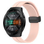Cinturino in silicone con chiusura magnetica in tinta unita da 22 mm, For Huawei Watch GT 2E, For Huawei GT2 46mm