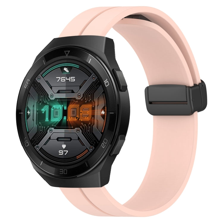 Cinturino in silicone con chiusura magnetica in tinta unita da 22 mm, For Huawei Watch GT 2E, For Huawei GT2 46mm