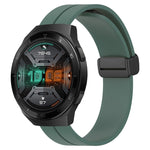 Cinturino in silicone con chiusura magnetica in tinta unita da 22 mm, For Huawei Watch GT 2E, For Huawei GT2 46mm
