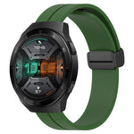 Cinturino in silicone con chiusura magnetica in tinta unita da 22 mm, For Huawei Watch GT 2E, For Huawei GT2 46mm