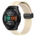 Cinturino in silicone con chiusura magnetica in tinta unita da 22 mm, For Huawei Watch GT 2E, For Huawei GT2 46mm