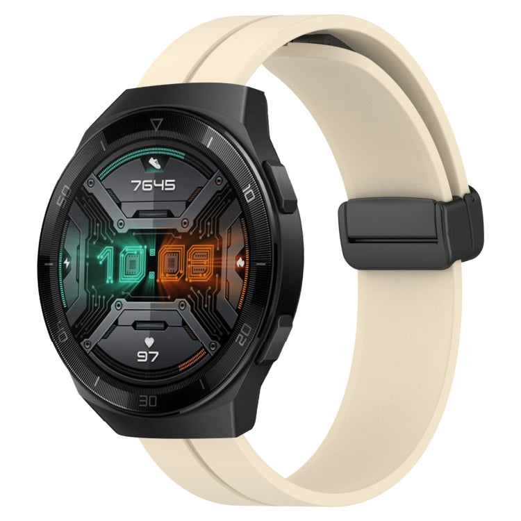 Cinturino in silicone con chiusura magnetica in tinta unita da 22 mm, For Huawei Watch GT 2E, For Huawei GT2 46mm