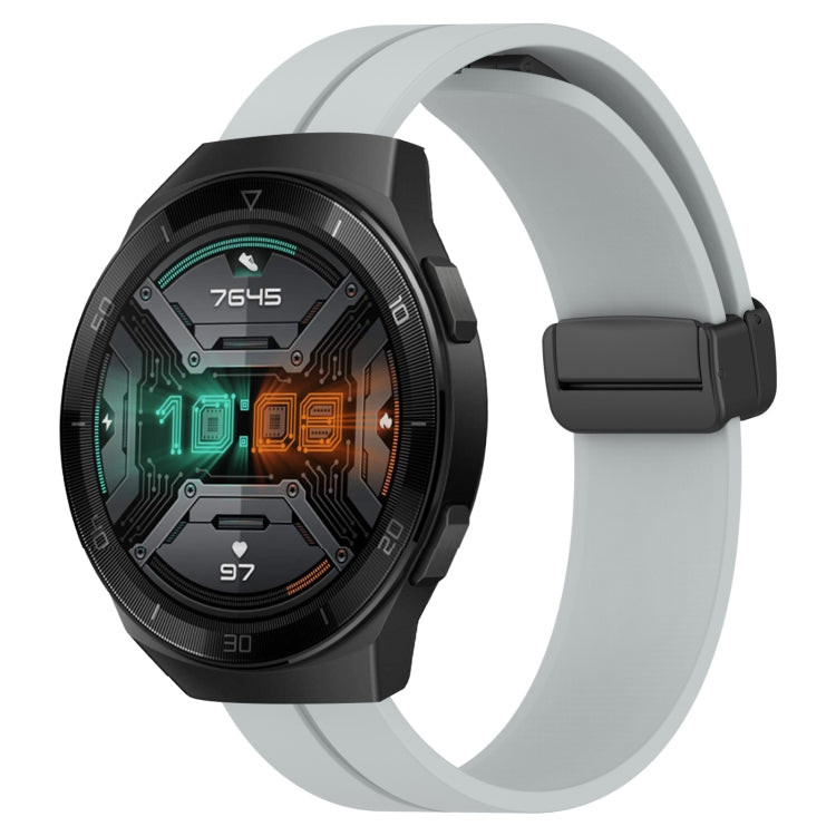 Cinturino in silicone con chiusura magnetica in tinta unita da 22 mm, For Huawei Watch GT 2E, For Huawei GT2 46mm