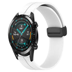 Cinturino in silicone con chiusura magnetica in tinta unita da 22 mm, For Huawei Watch GT 2E, For Huawei GT2 46mm