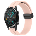 Cinturino in silicone con chiusura magnetica in tinta unita da 22 mm, For Huawei Watch GT 2E, For Huawei GT2 46mm