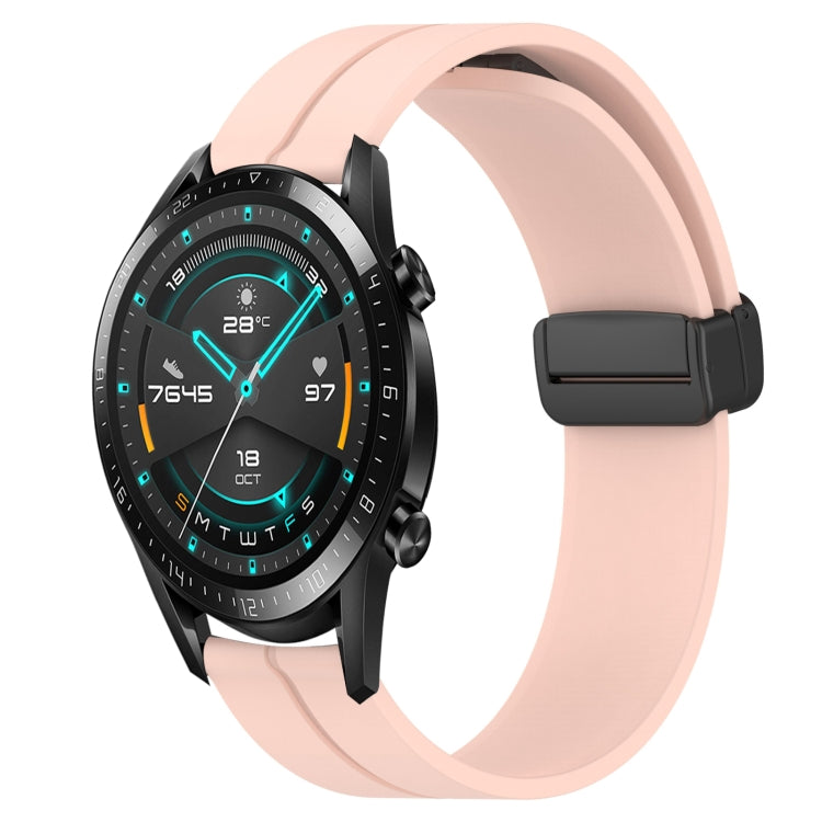 Cinturino in silicone con chiusura magnetica in tinta unita da 22 mm, For Huawei Watch GT 2E, For Huawei GT2 46mm
