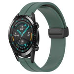 Cinturino in silicone con chiusura magnetica in tinta unita da 22 mm, For Huawei Watch GT 2E, For Huawei GT2 46mm