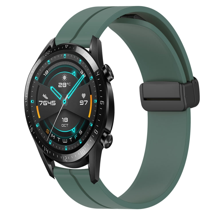 Cinturino in silicone con chiusura magnetica in tinta unita da 22 mm, For Huawei Watch GT 2E, For Huawei GT2 46mm
