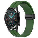 Cinturino in silicone con chiusura magnetica in tinta unita da 22 mm, For Huawei Watch GT 2E, For Huawei GT2 46mm