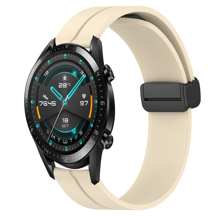 Cinturino in silicone con chiusura magnetica in tinta unita da 22 mm, For Huawei Watch GT 2E, For Huawei GT2 46mm