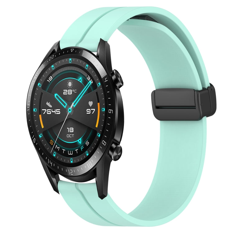 Cinturino in silicone con chiusura magnetica in tinta unita da 22 mm, For Huawei Watch GT 2E, For Huawei GT2 46mm