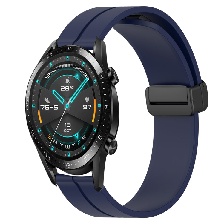 Cinturino in silicone con chiusura magnetica in tinta unita da 22 mm, For Huawei Watch GT 2E, For Huawei GT2 46mm