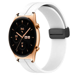 Cinturino in silicone con chiusura magnetica in tinta unita da 22 mm, For Honor Watch GS 3, For Honor Watch GS Pro