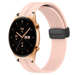 Cinturino in silicone con chiusura magnetica in tinta unita da 22 mm, For Honor Watch GS 3, For Honor Watch GS Pro