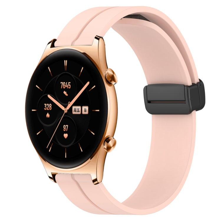 Cinturino in silicone con chiusura magnetica in tinta unita da 22 mm, For Honor Watch GS 3, For Honor Watch GS Pro