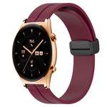 Cinturino in silicone con chiusura magnetica in tinta unita da 22 mm, For Honor Watch GS 3, For Honor Watch GS Pro