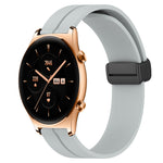 Cinturino in silicone con chiusura magnetica in tinta unita da 22 mm, For Honor Watch GS 3, For Honor Watch GS Pro